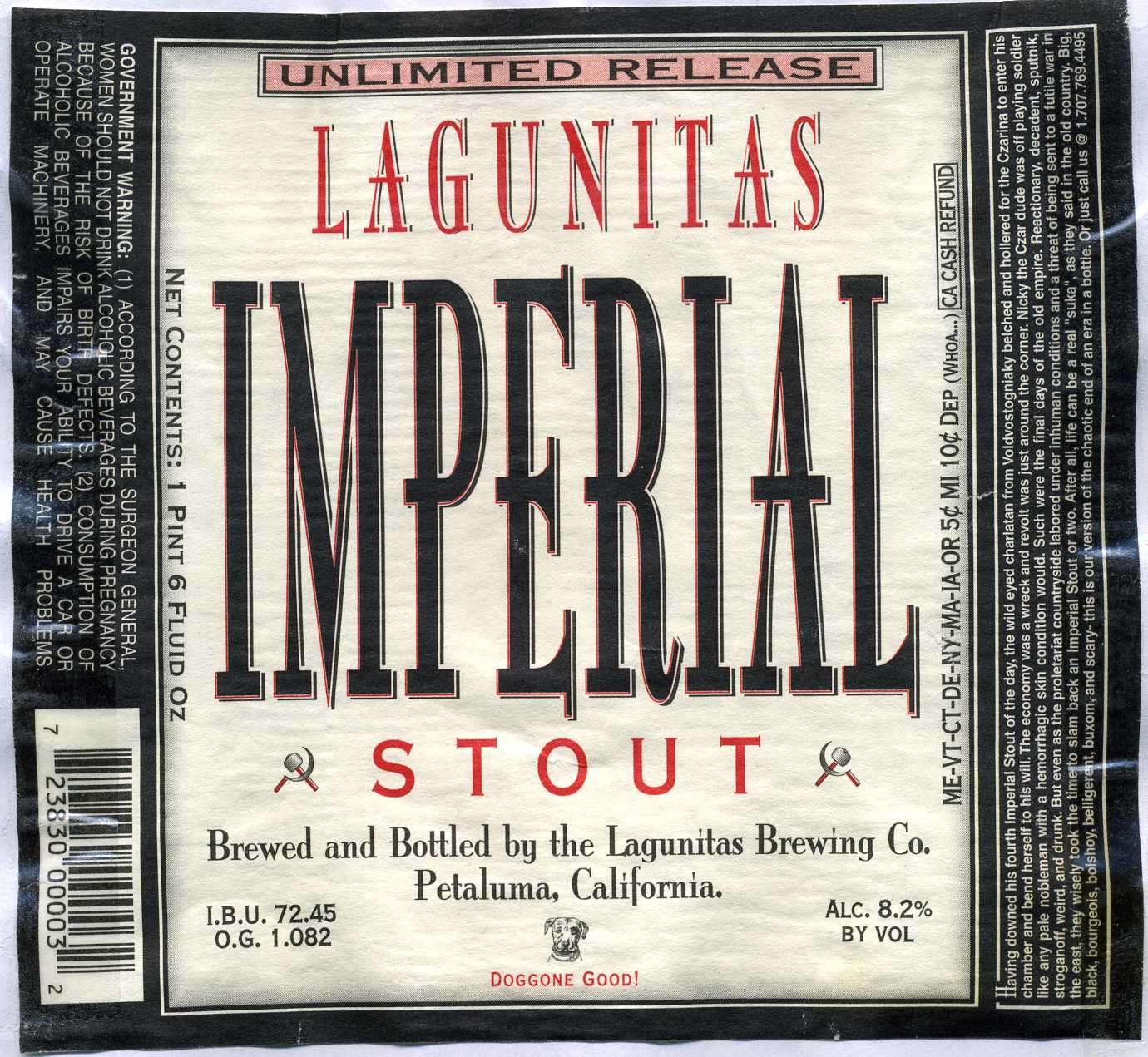 Unlimited Release Imperial Stout