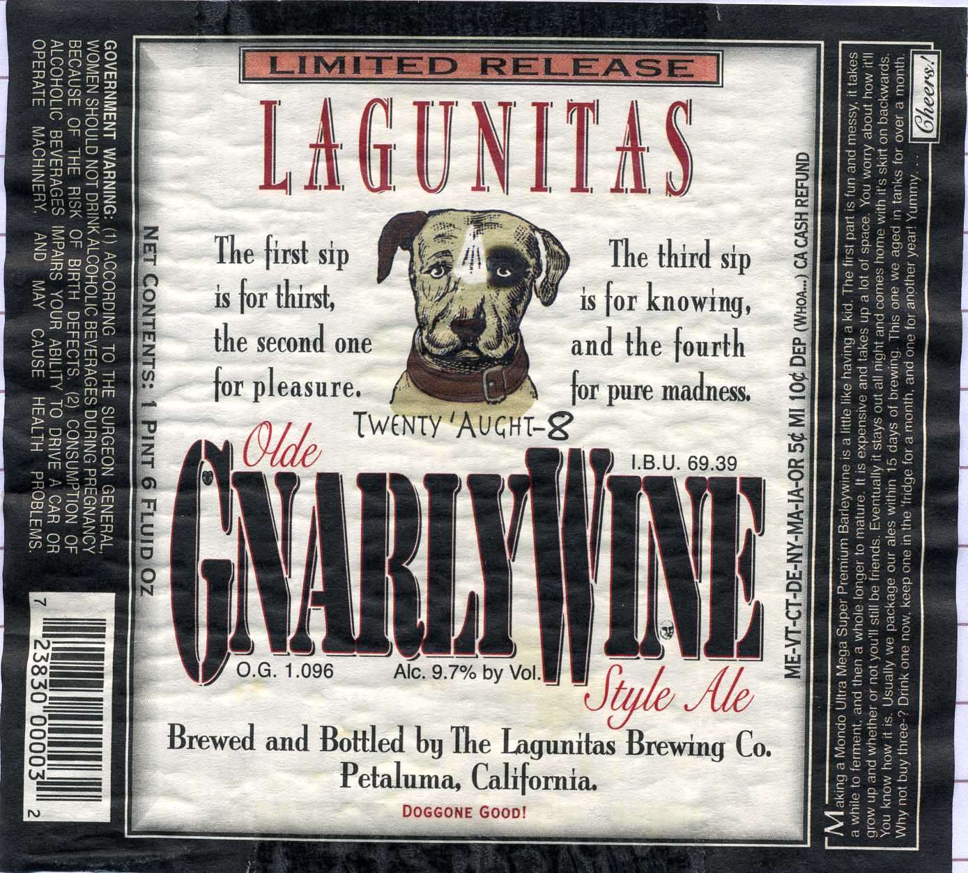 Olde Gnarly Wine Style Ale