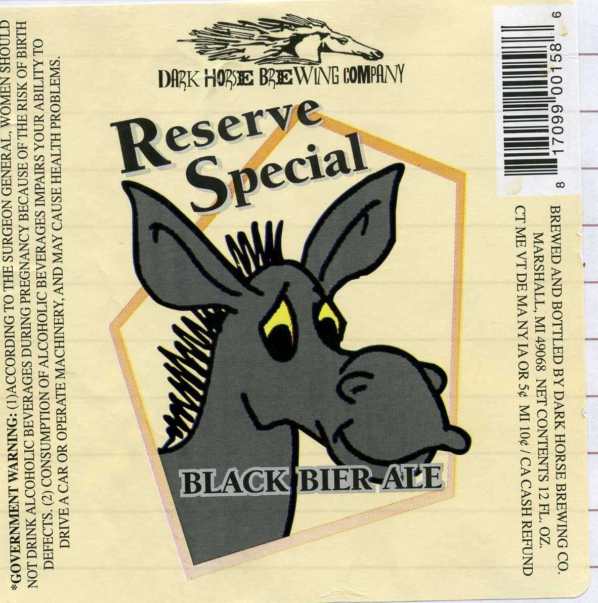 Reserve Special Black Ale