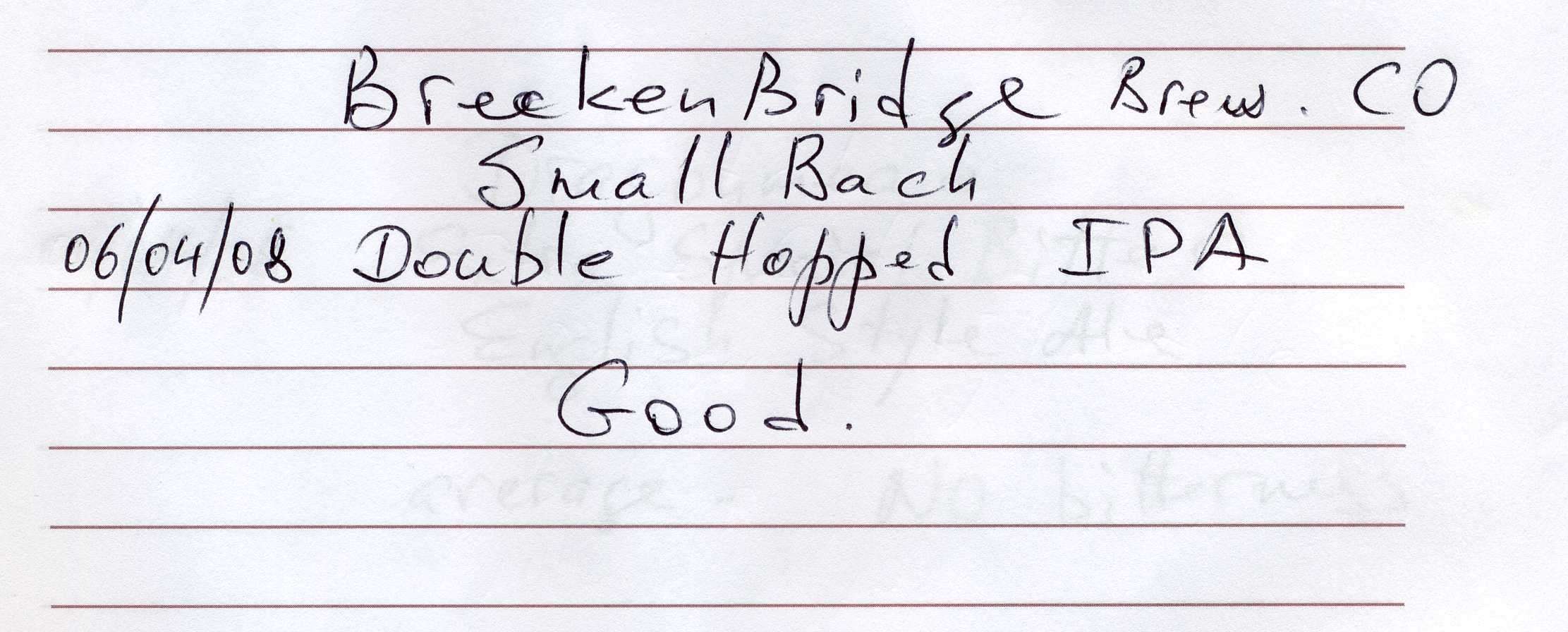 Breckenridge 471 Small Batch IPA 