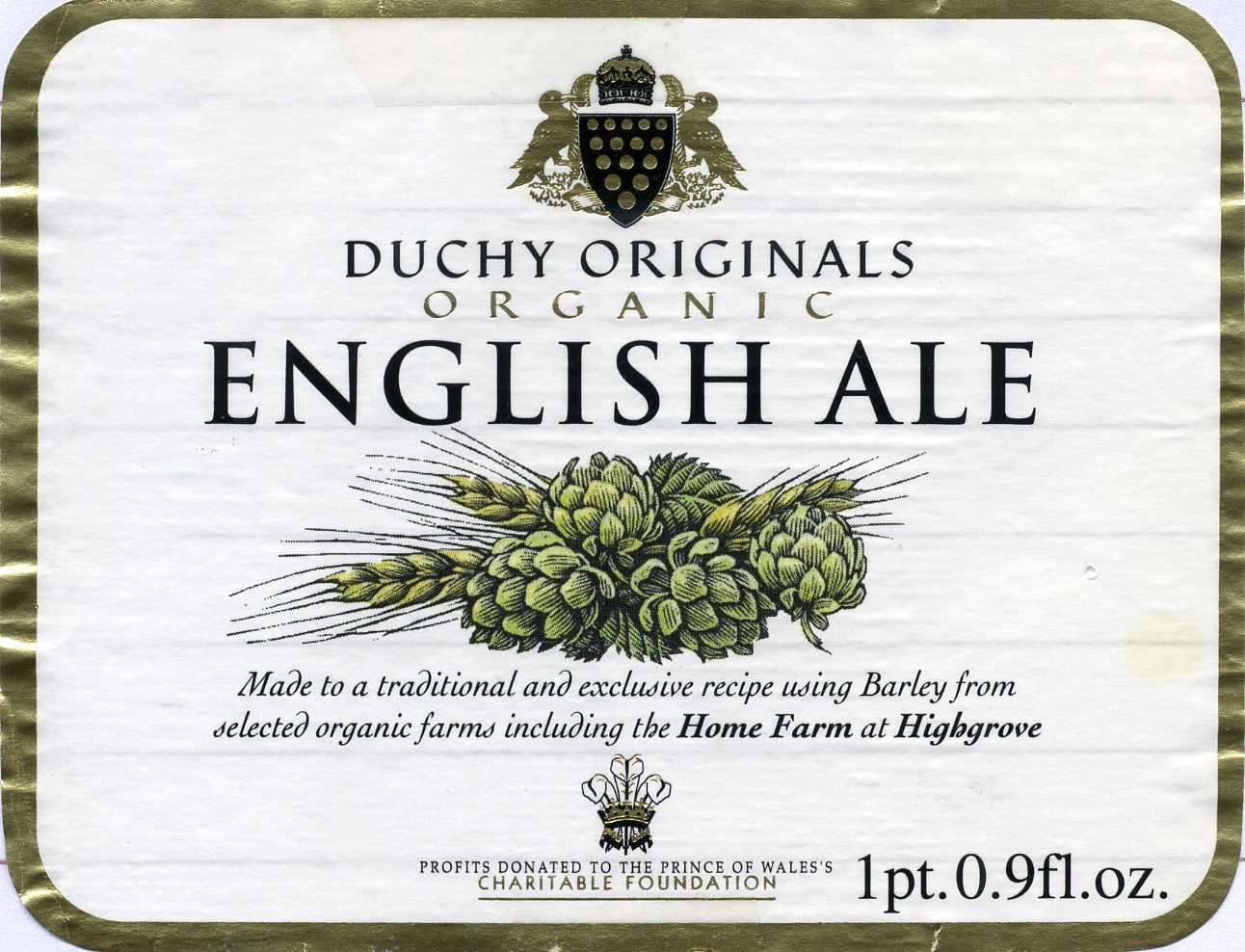 Duchy Originals Organic English Ale
