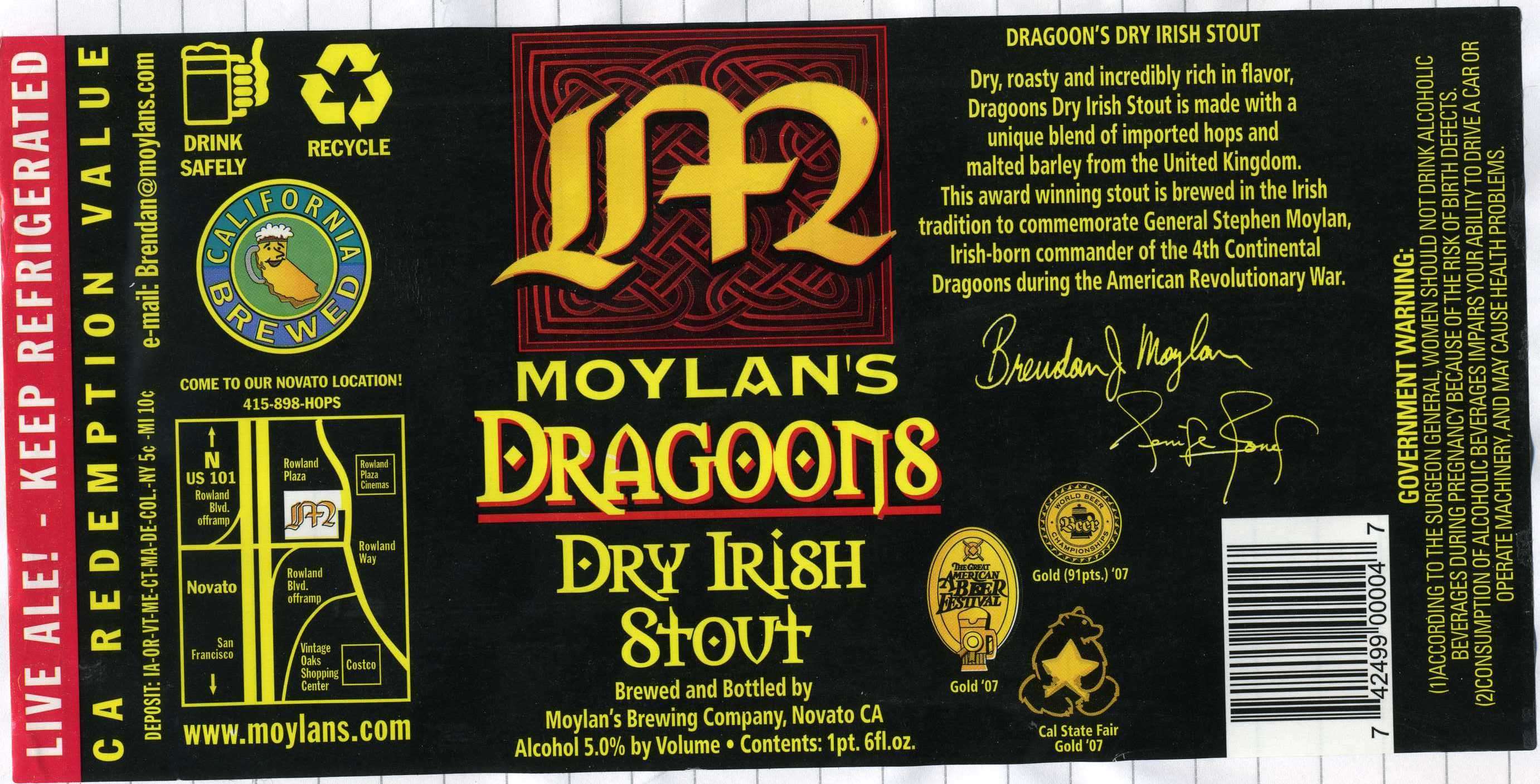 Dragoons Dry Irish Stout