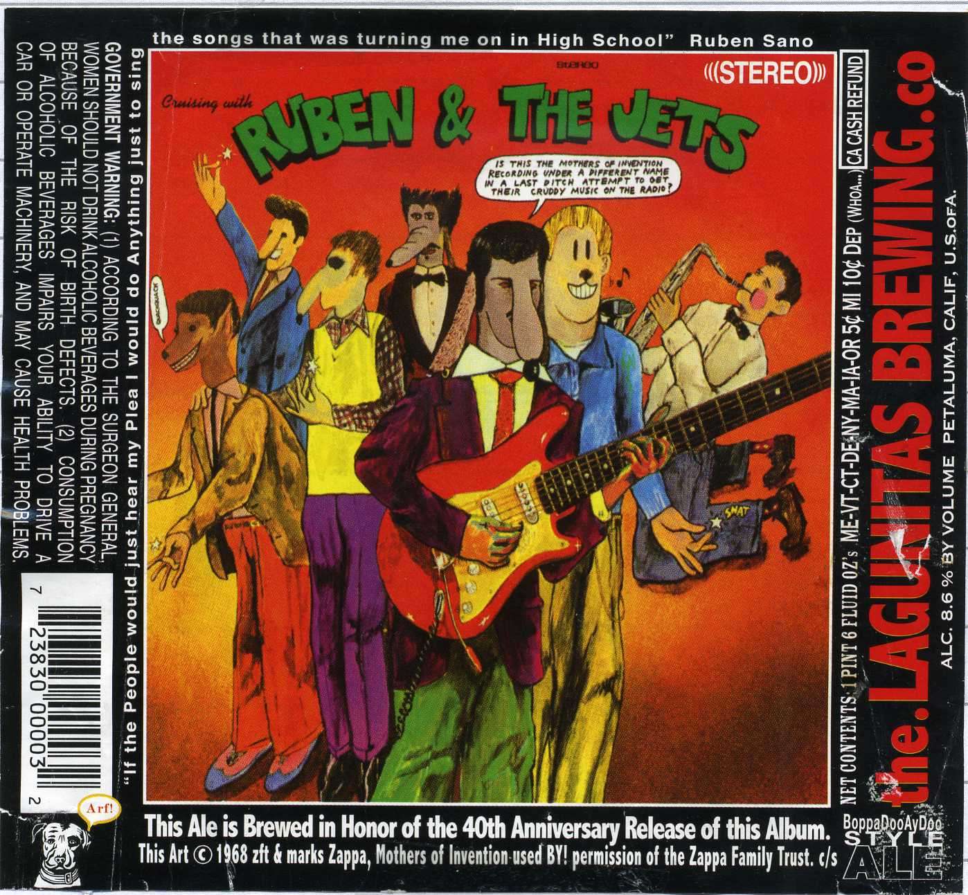 Ruben & The Jets Ale