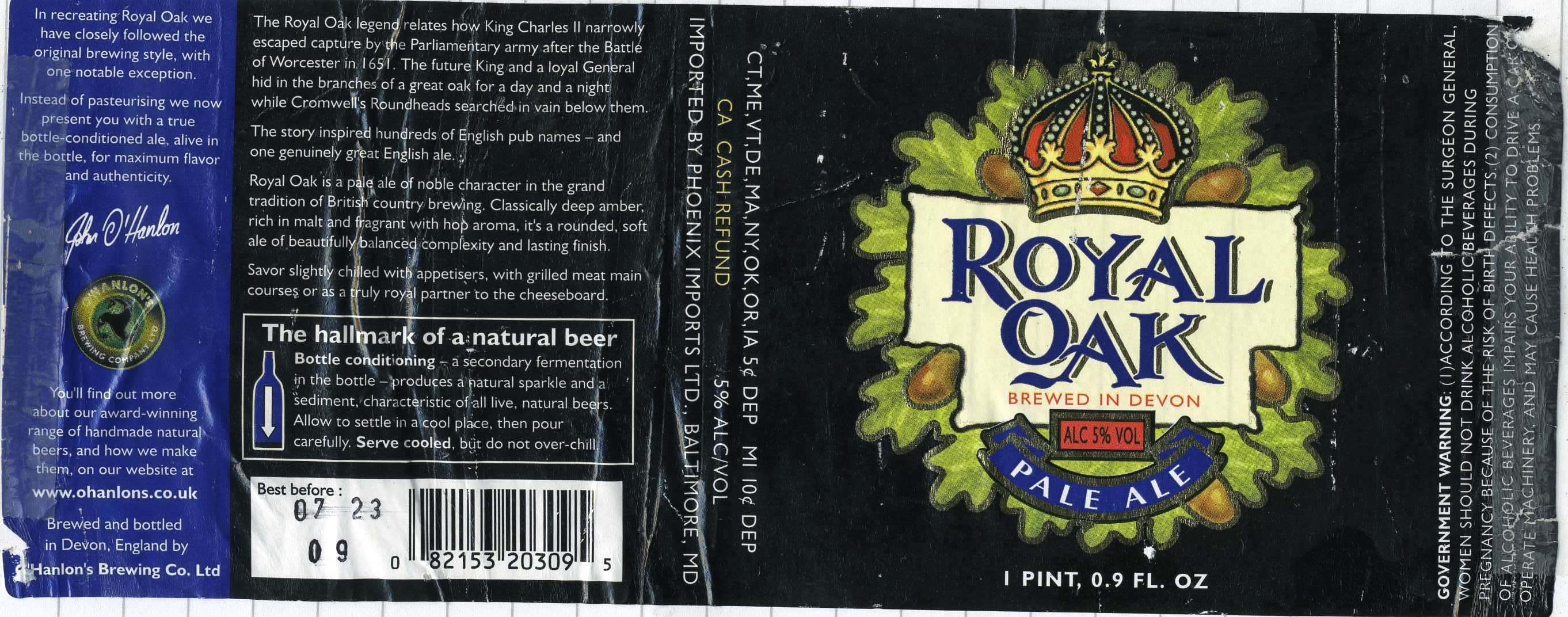 Royal Oak Pale Ale