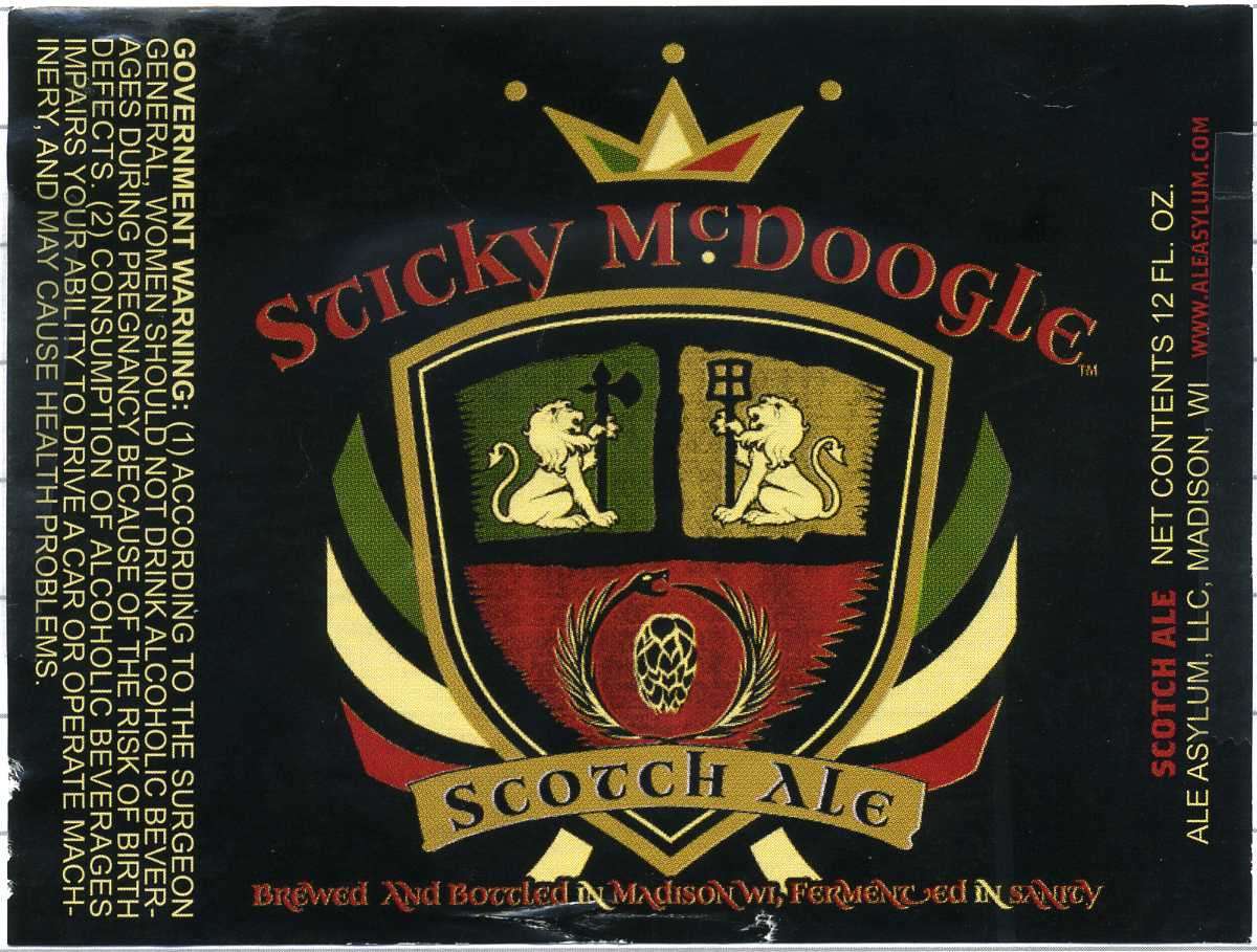 Sticky McDoogle Scotch Ale