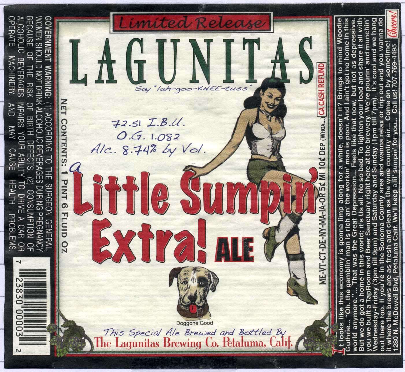 Little Sumpin' Extra! Ale