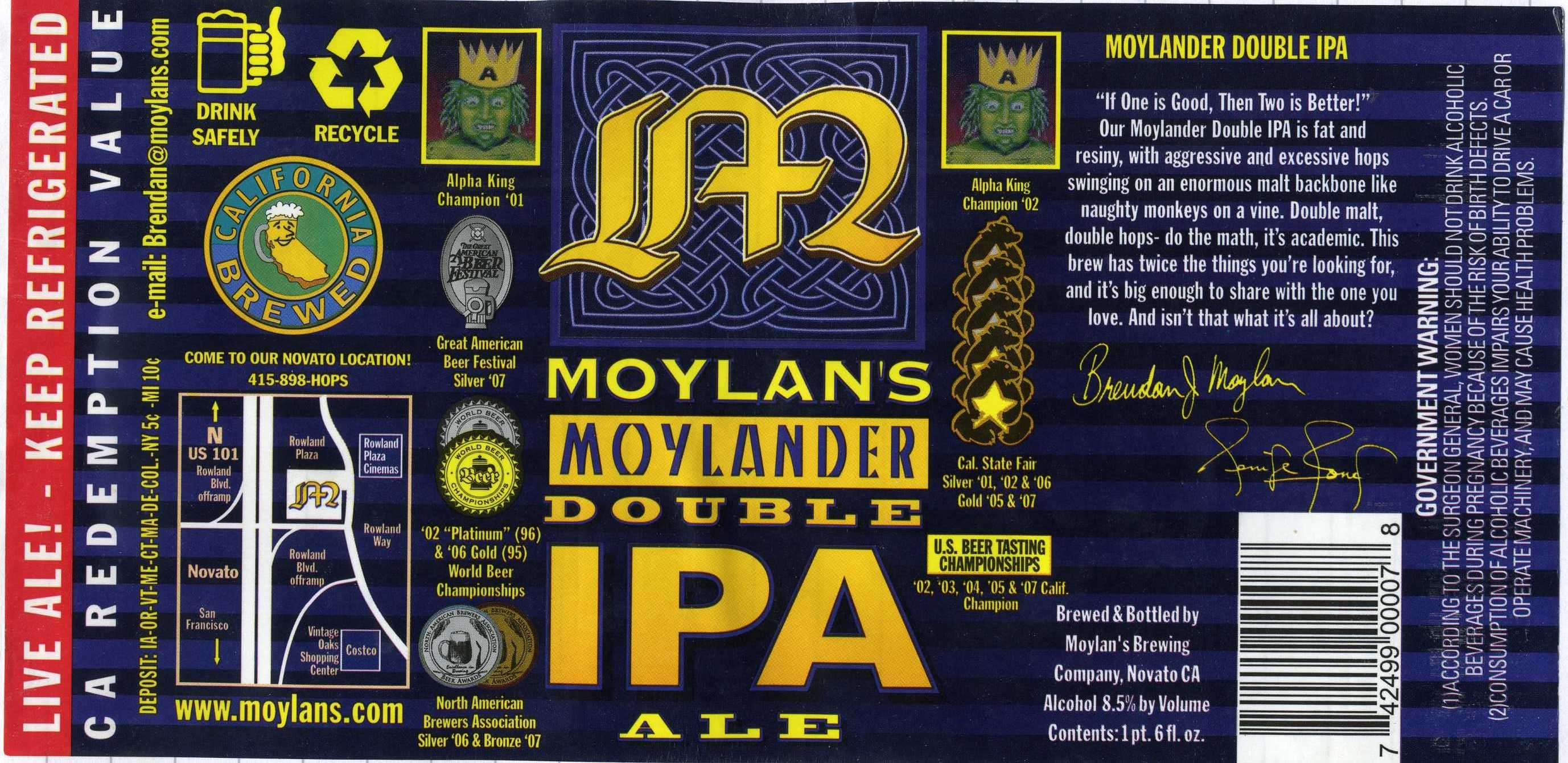 Moylan's Double IPA