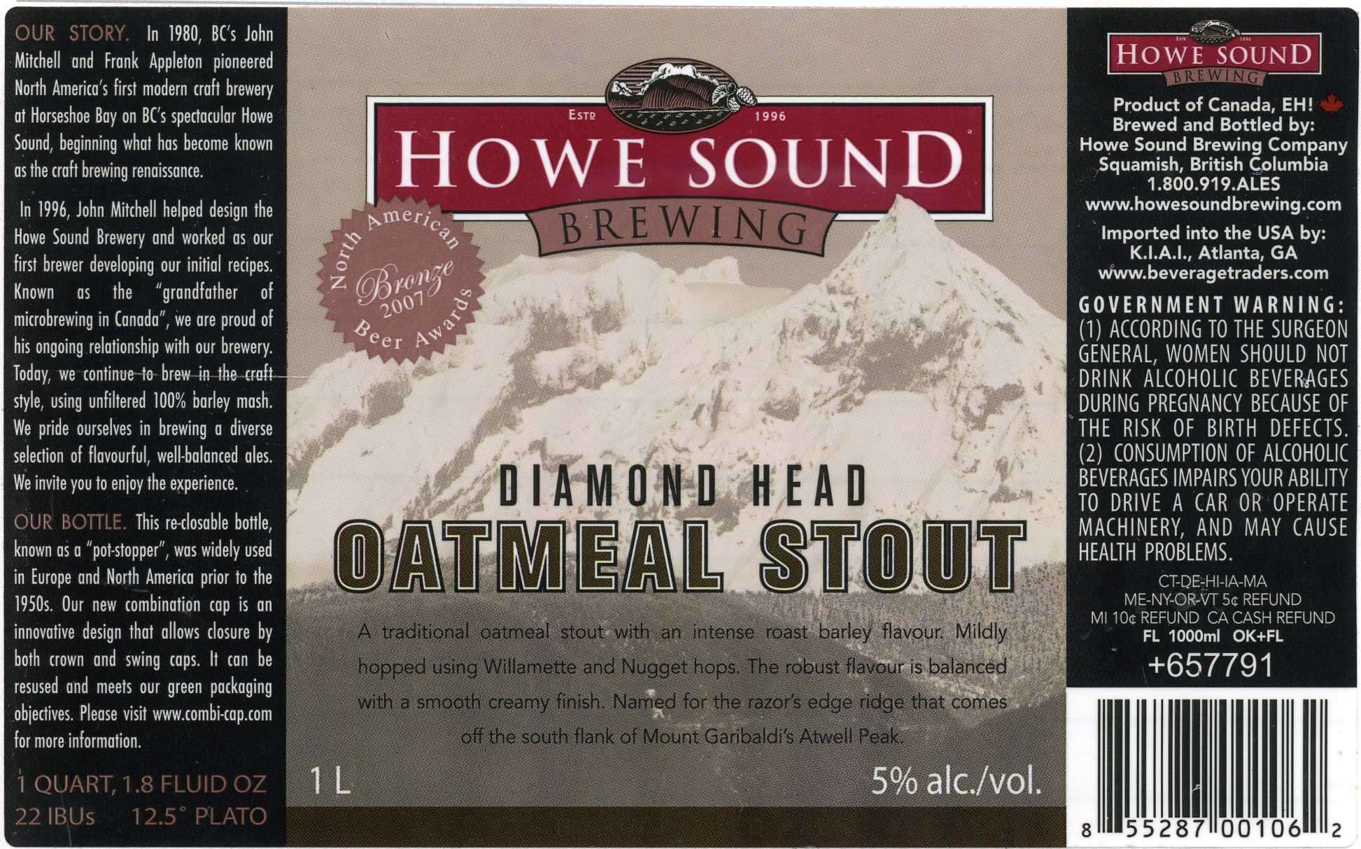 Diamond Head Oatmeal Stout