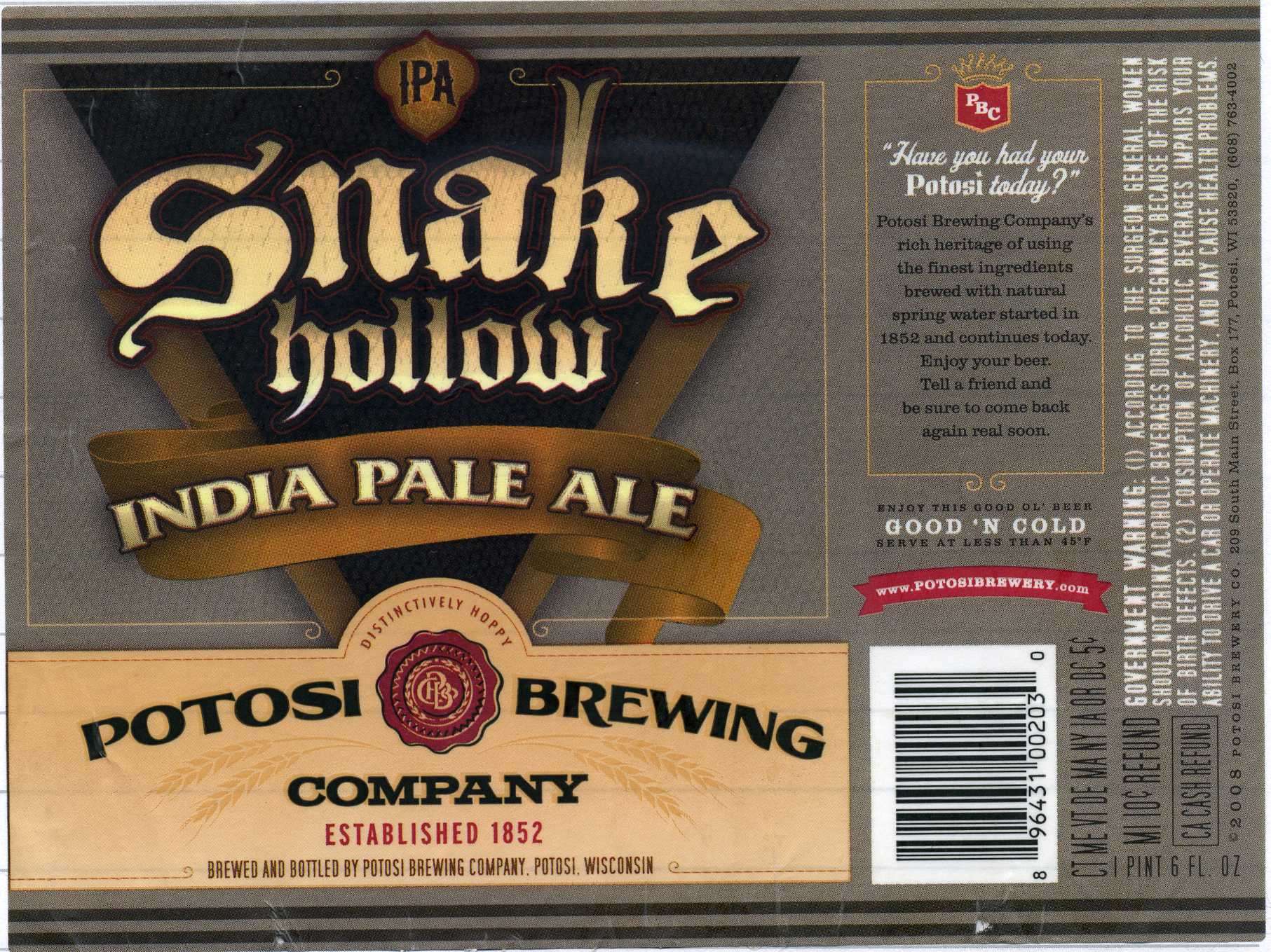 Snake Hollow IPA