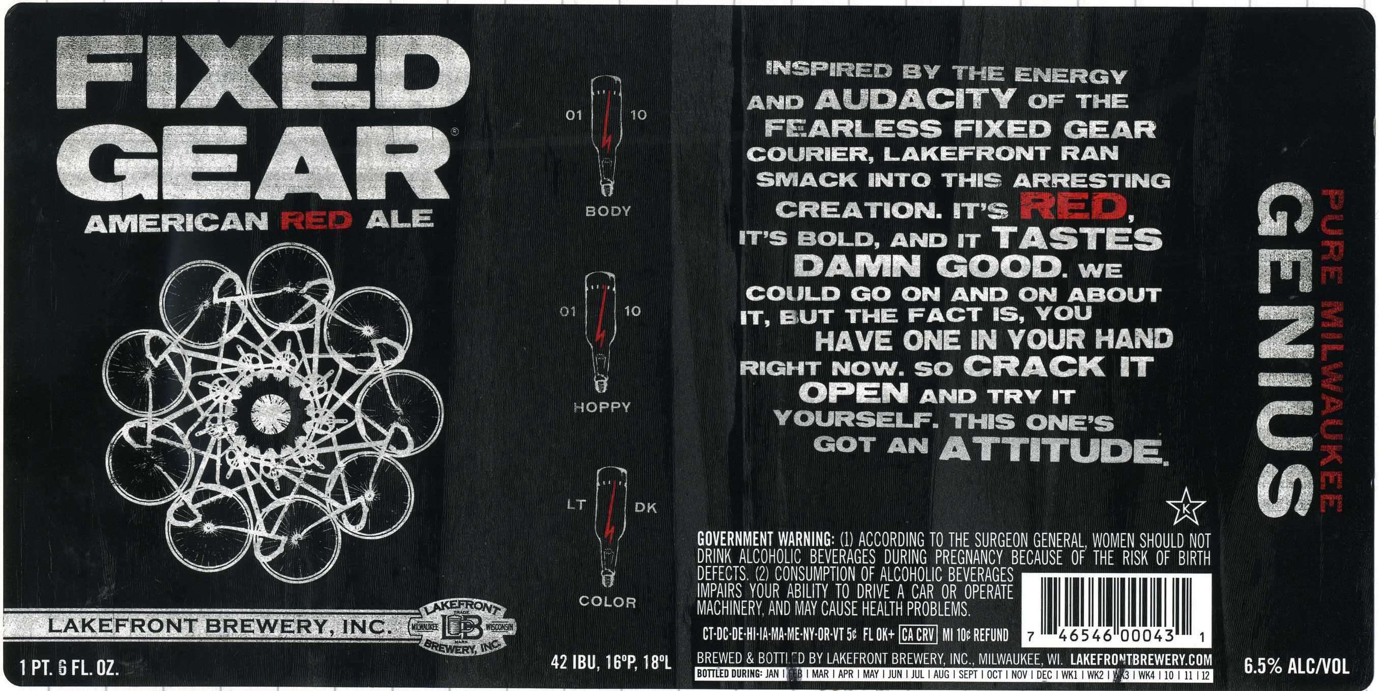 Fixed Gear American Red Ale