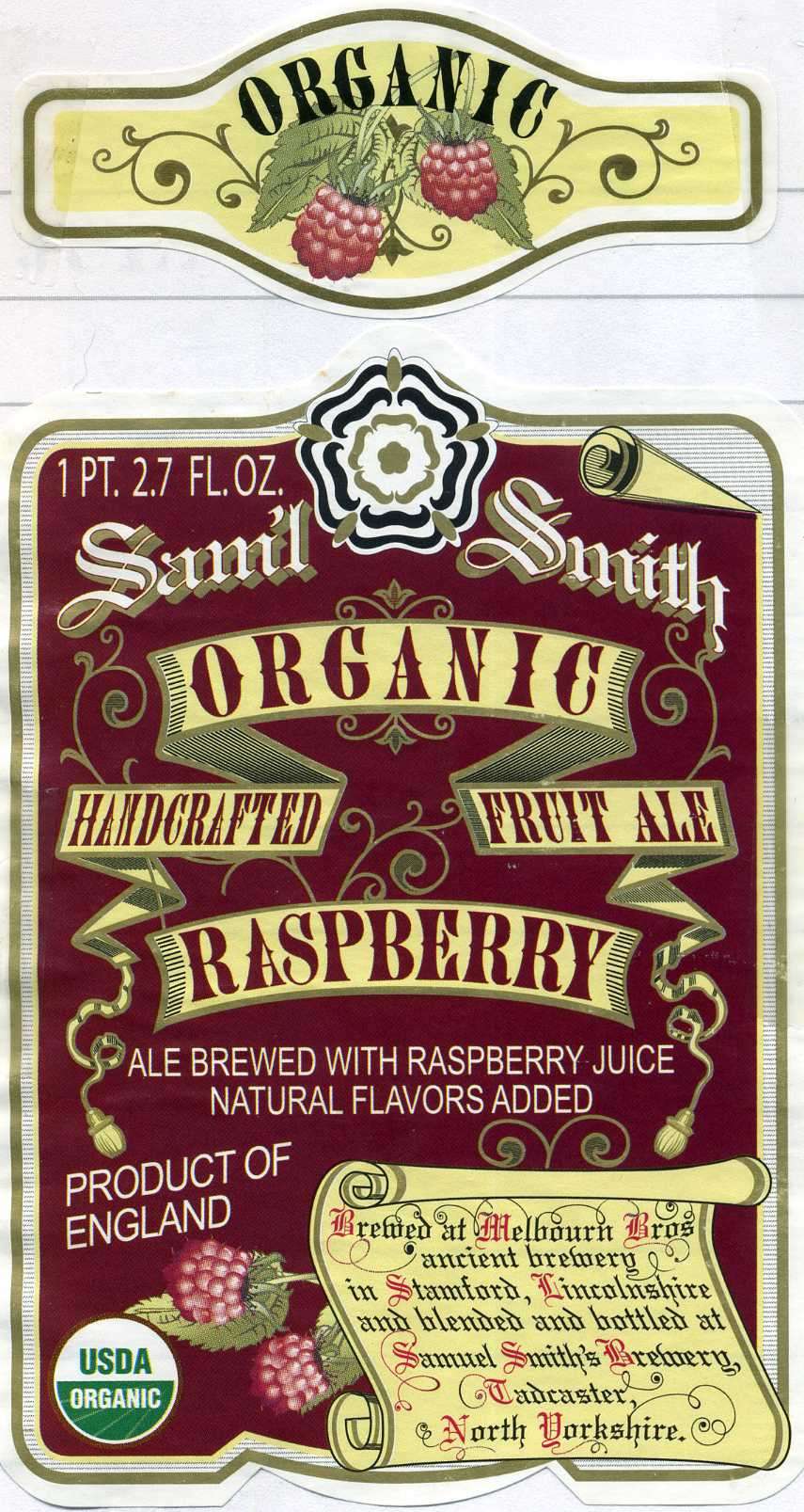 Organic Rasberry Ale