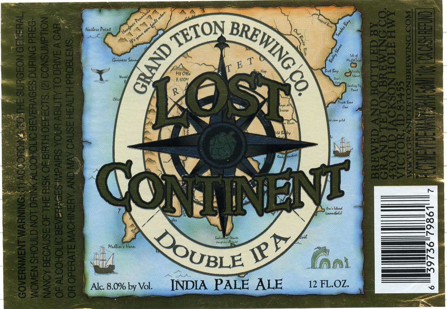 Lost Continent Double IPA