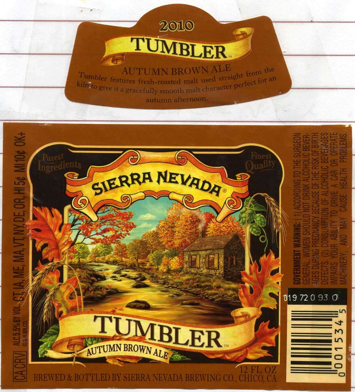 Tumbler Brown Ale 2010