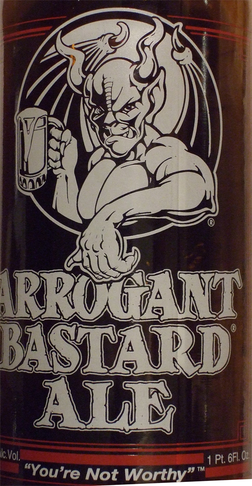 Arrogant Bastard Ale 1 pt 6 oz