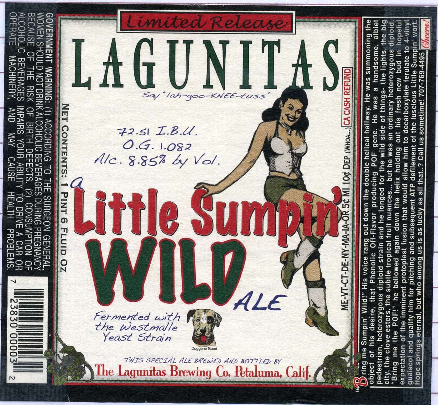 Little Sumpin' Wild Ale 1 pt 6 oz