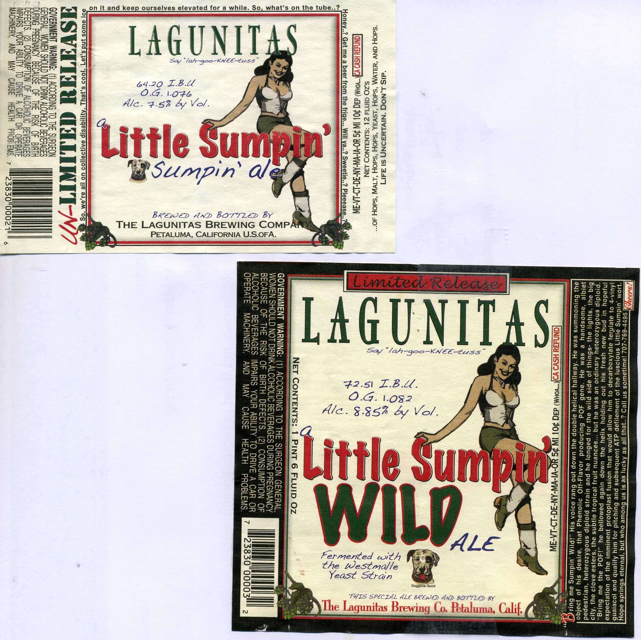 Little Sumpin' regular and Wild comparison