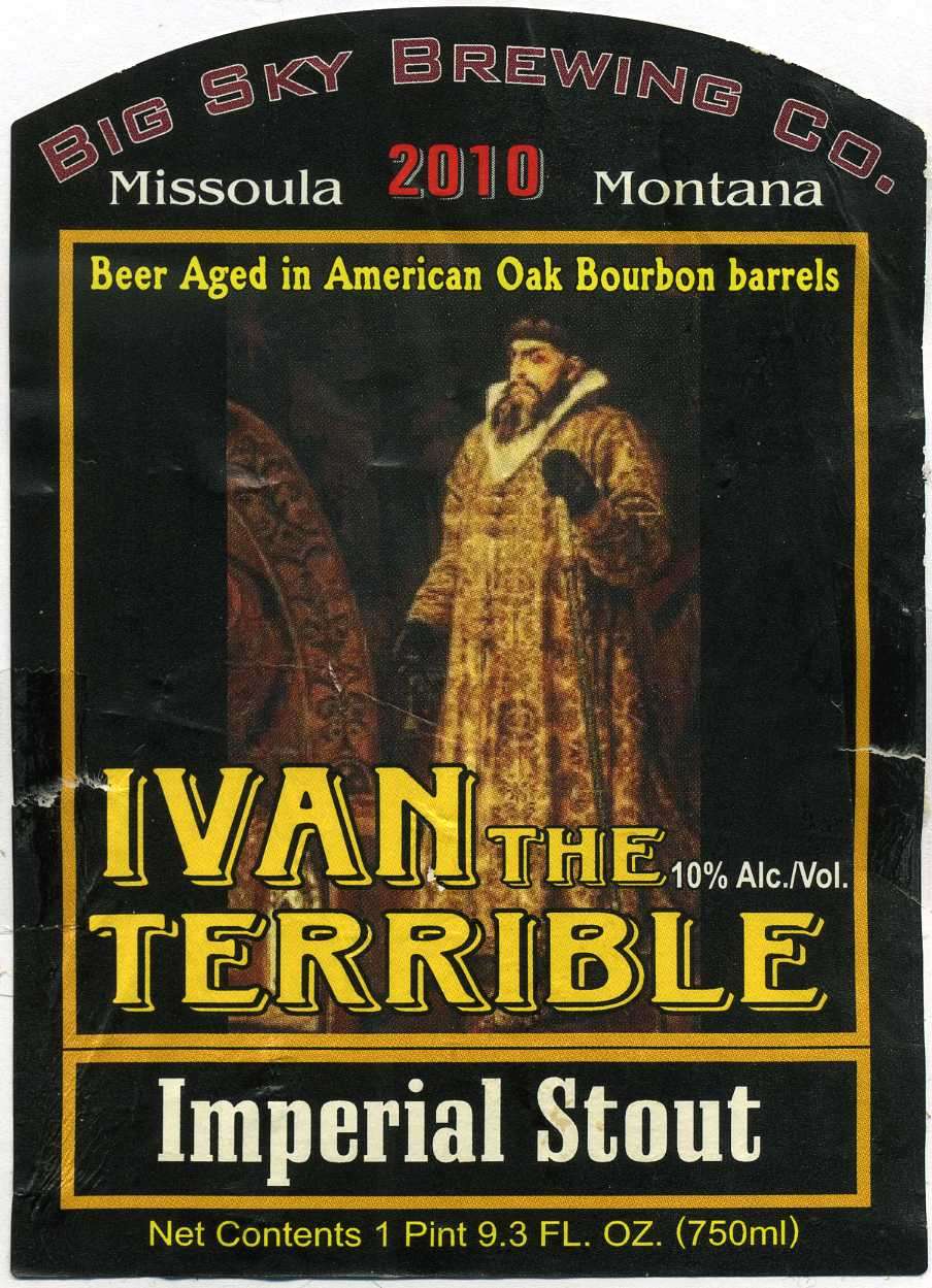 Ivan The Terrible Imperial Stout Missoula 2010