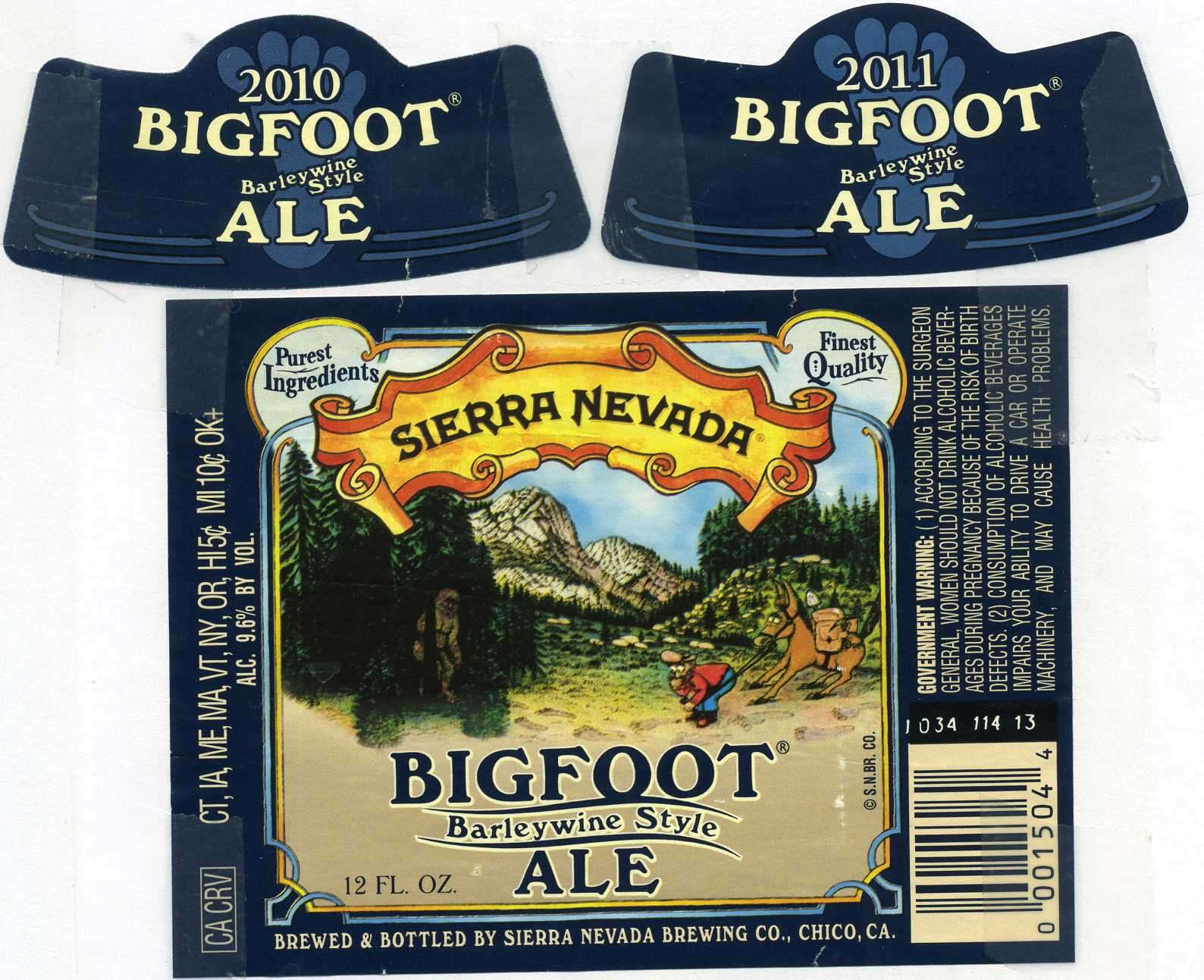 Big Foot comparison 2010 and 2011