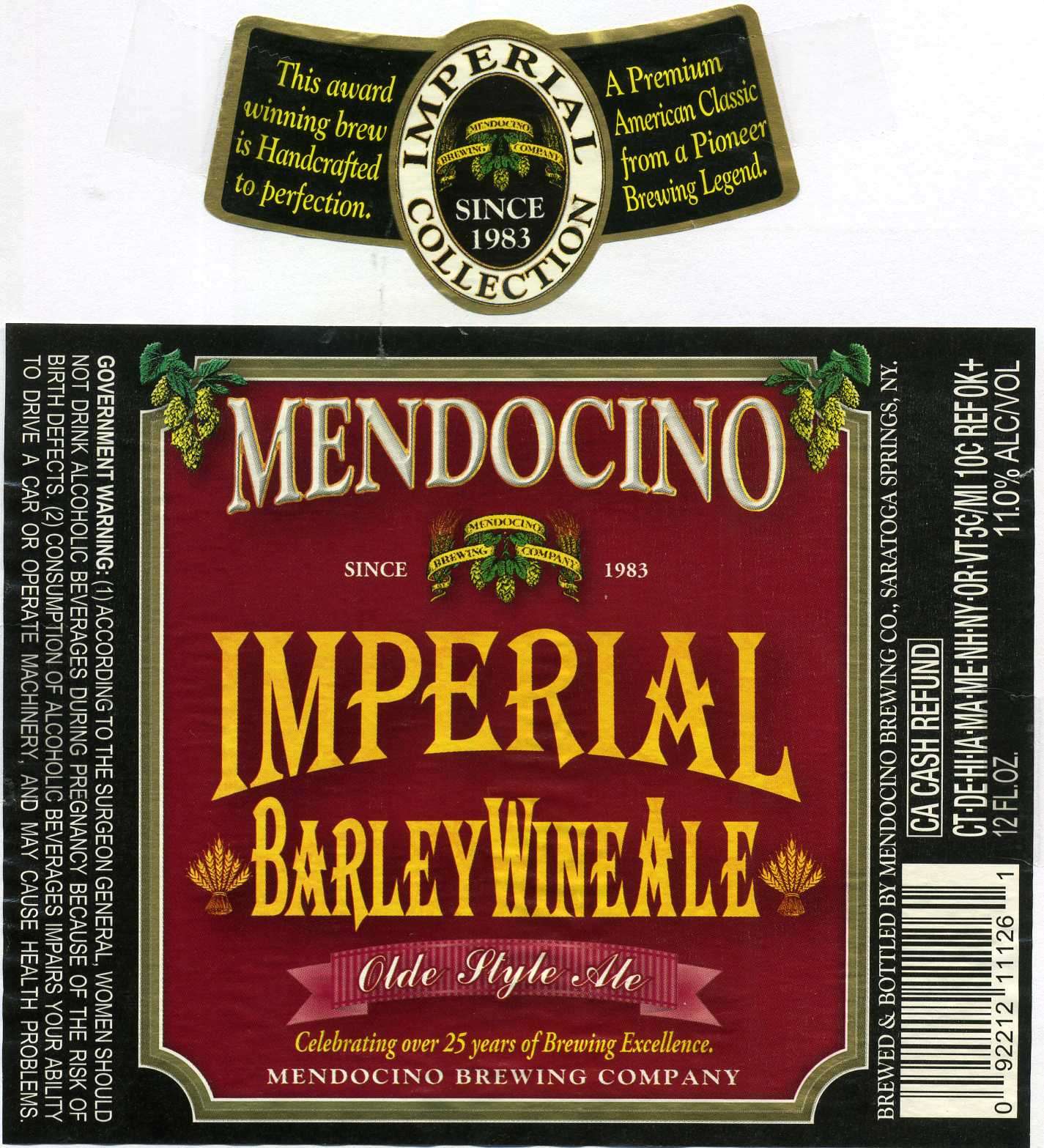 Imperial Barley Wine Ale