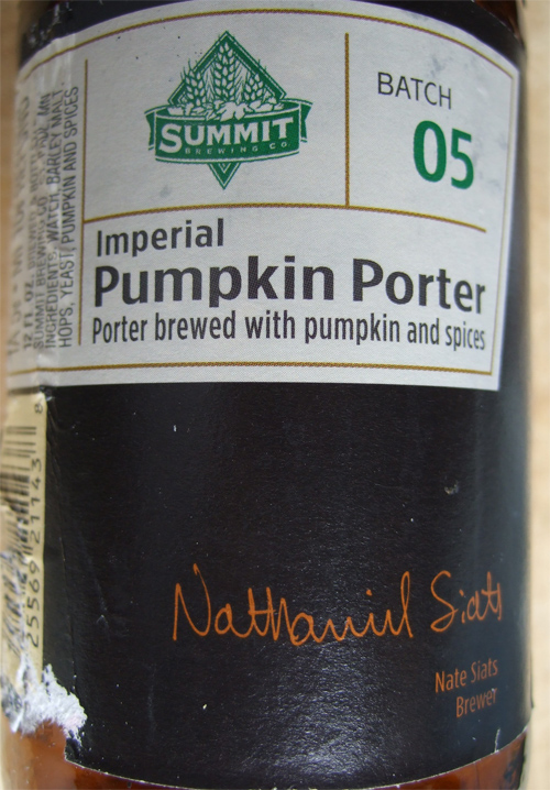 Summit Unchained 05 Imperial Pumpkin Porter
