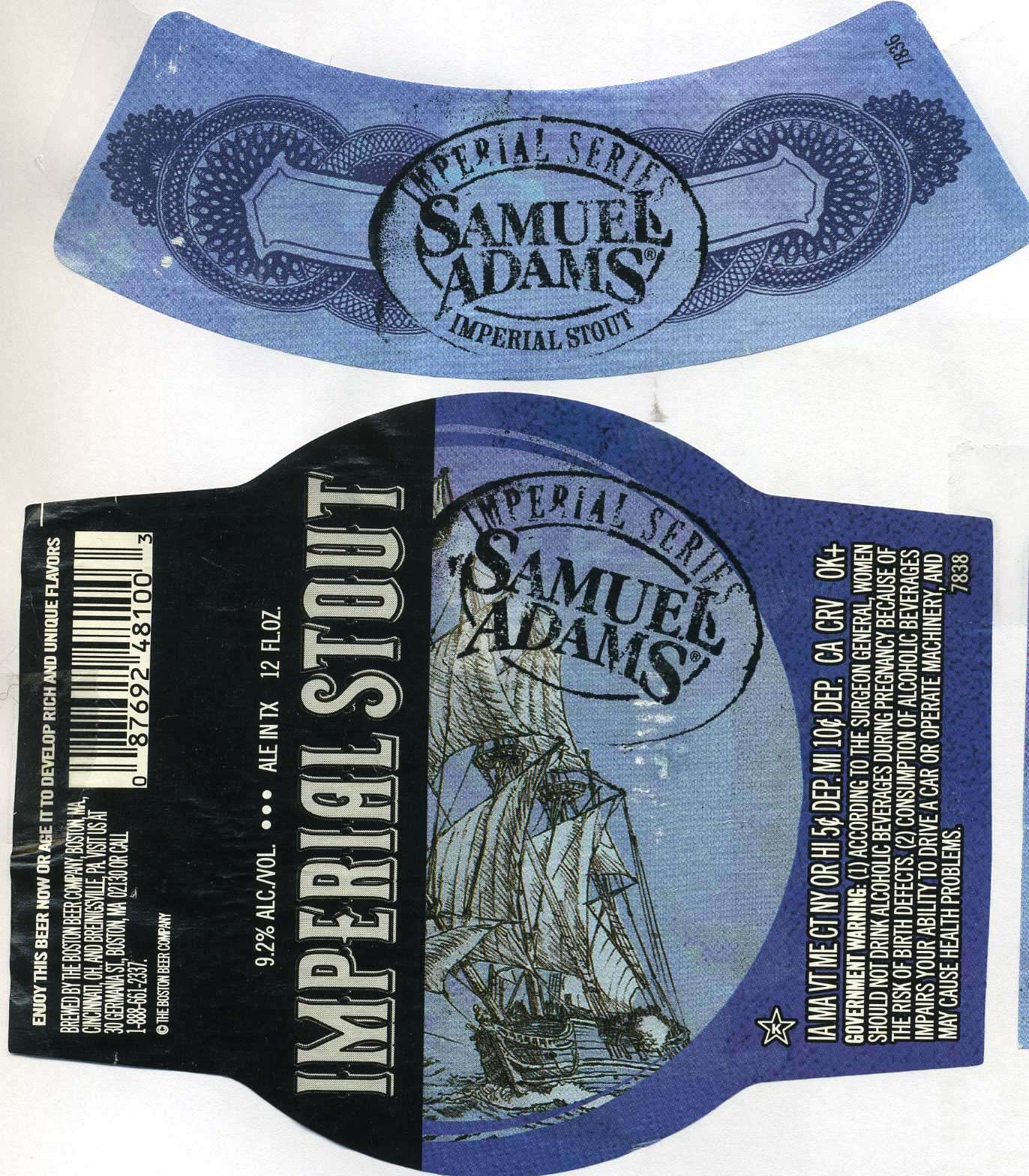 Imperial Stout - Samuel Adams Imperial series