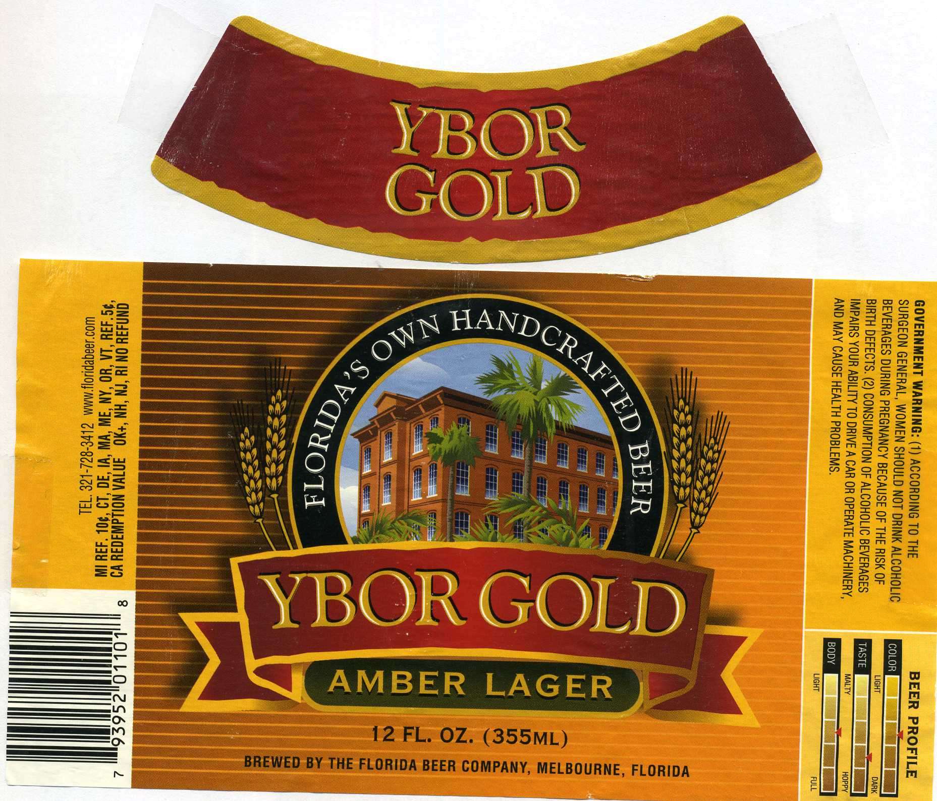 Ybor Gold Amber Lager