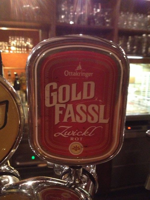 Vienna on tap and bottled 2013: #5. Gold Fassl on tap 