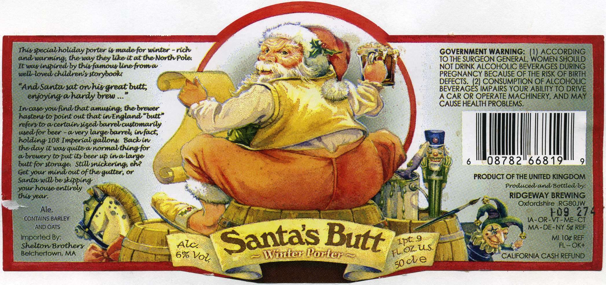 Santa's Butt Winter Porter