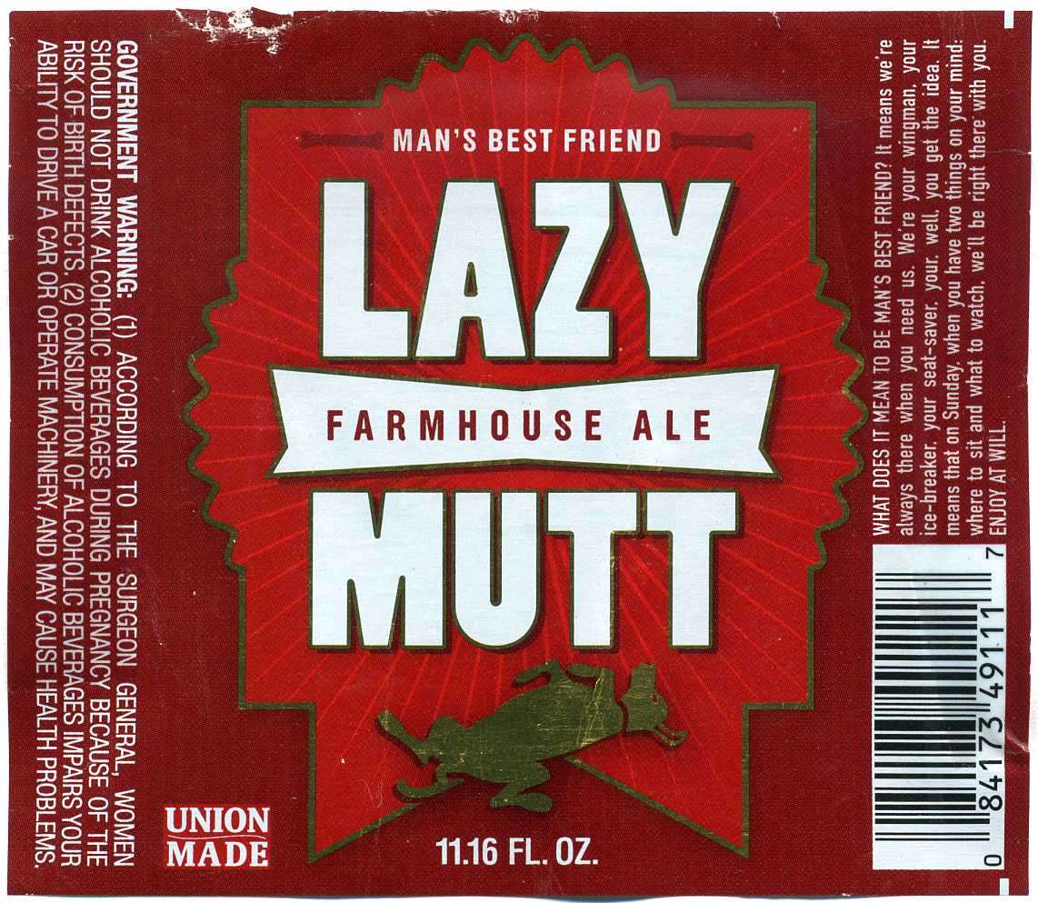 Lazy Mutt Farmhouse Ale