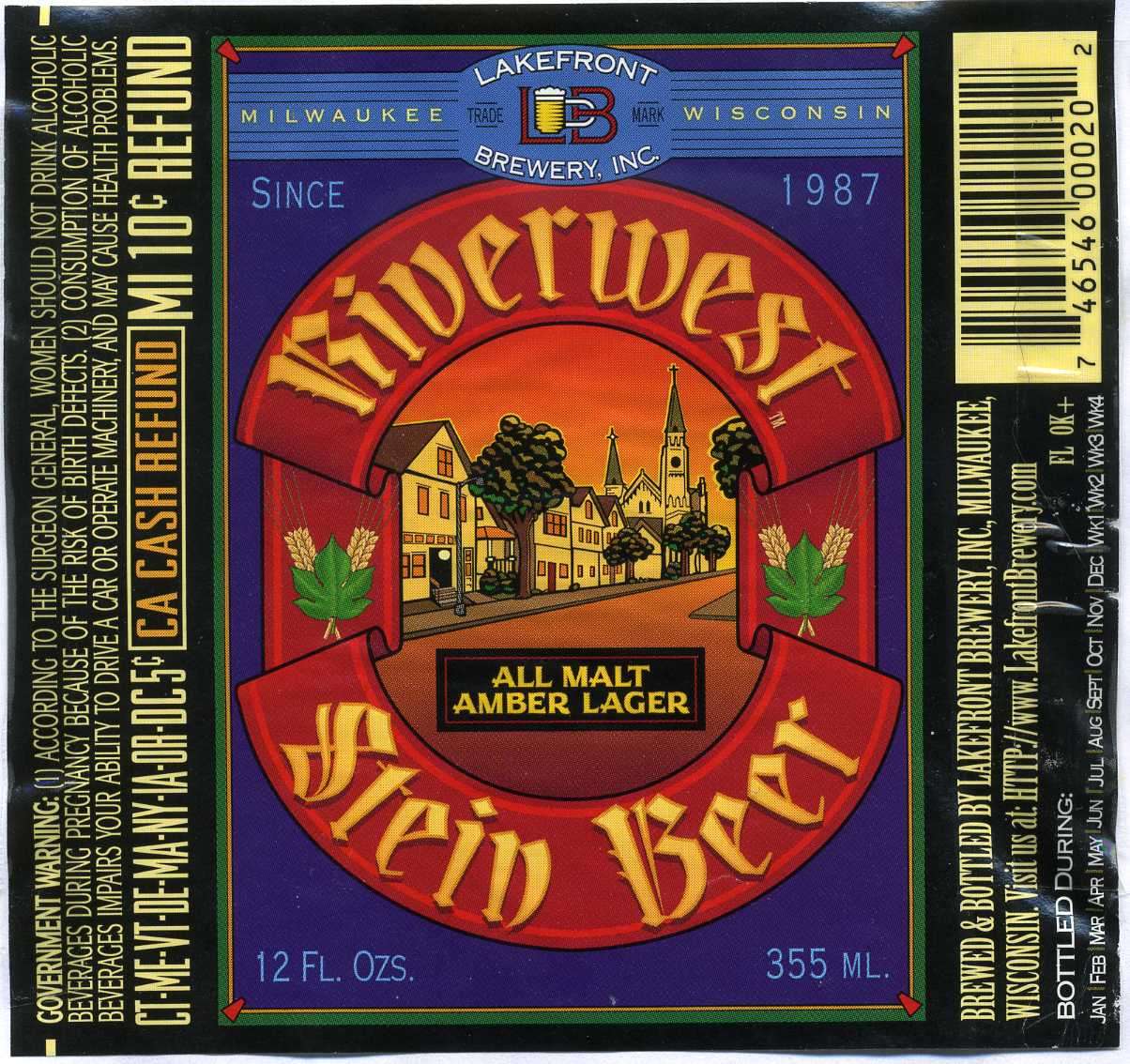 Riverwest Stein Beer