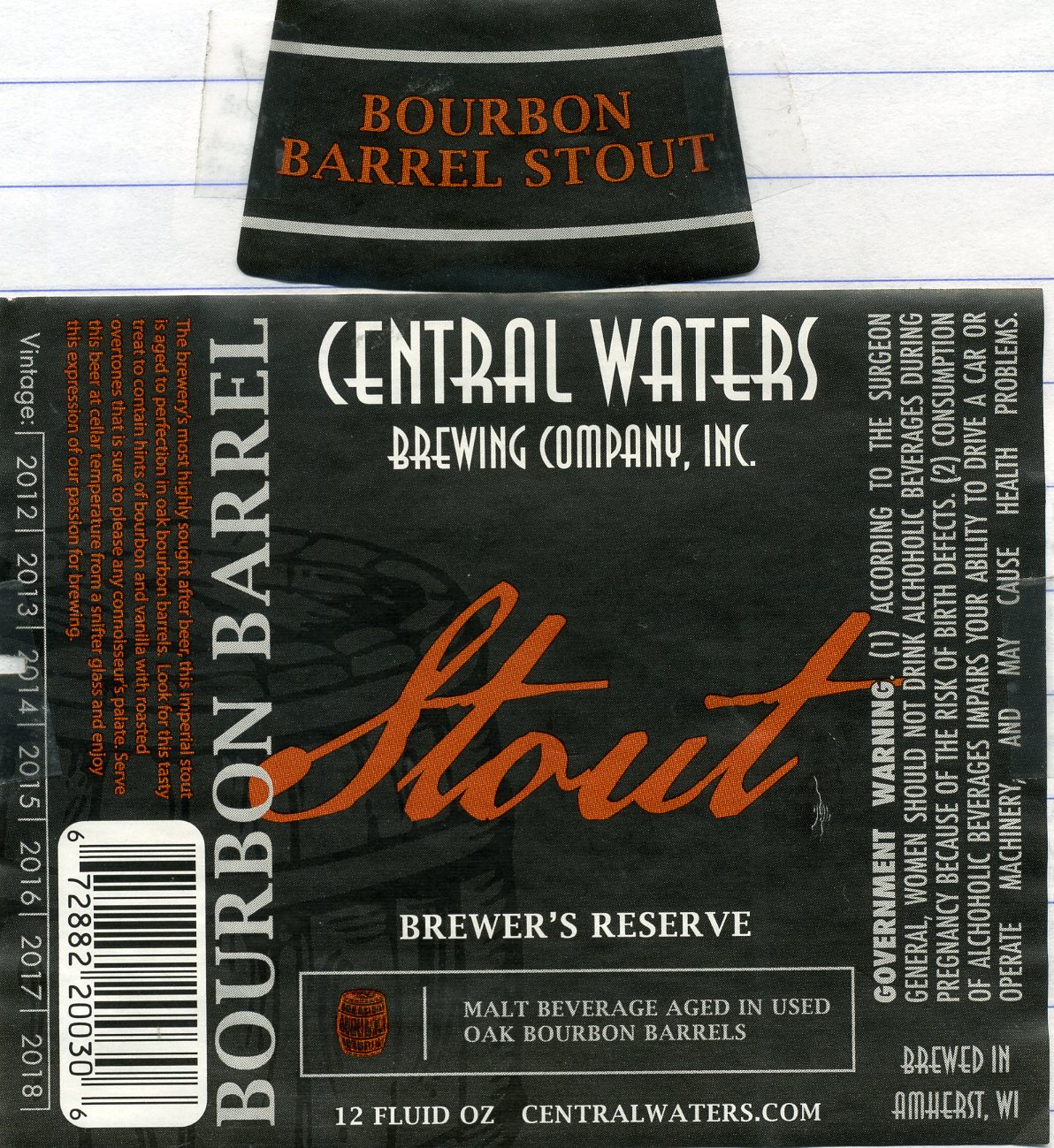 Brewer's Reserve Stout 2014