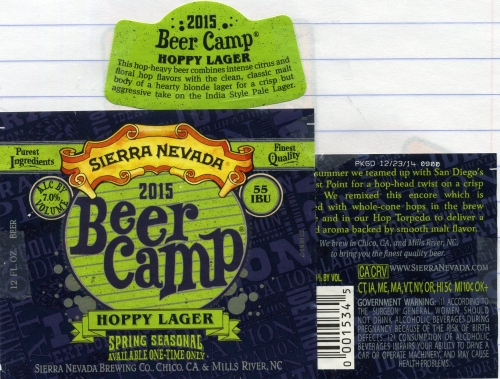 2015 Beer Camp Hoppy Lager