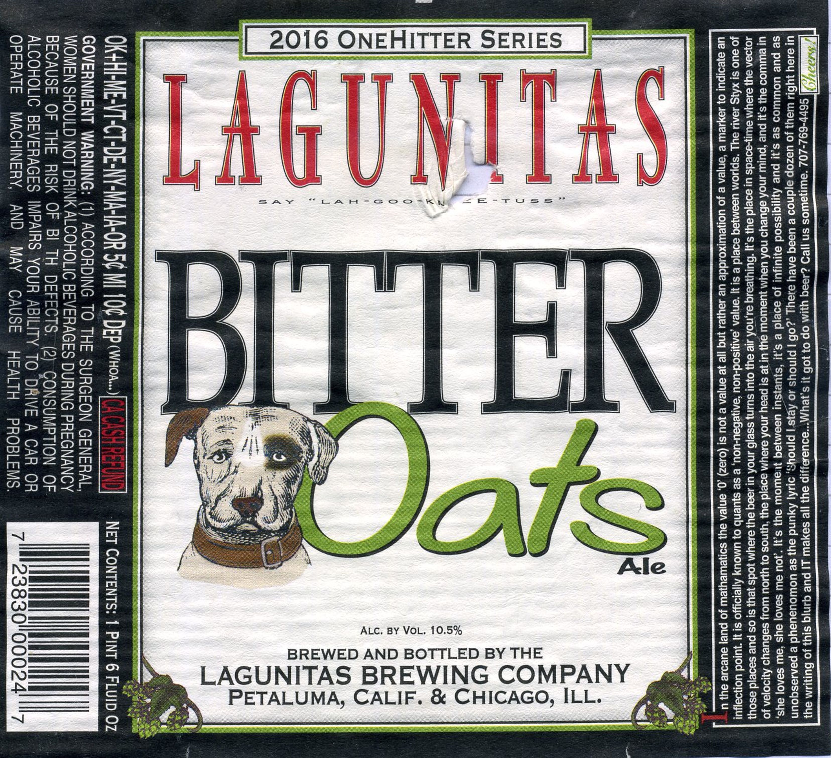 Bitter Oats Ale