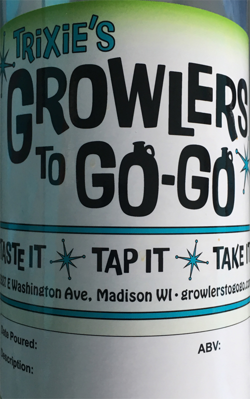 Beer on tap at Trixie's: Big Foot and Golden Nugget