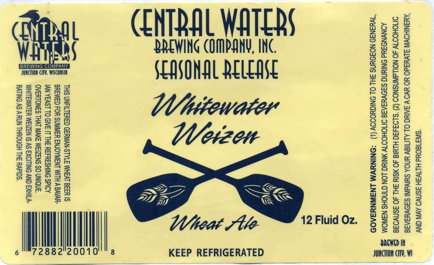 Whitewater Weizen Wheat Ale