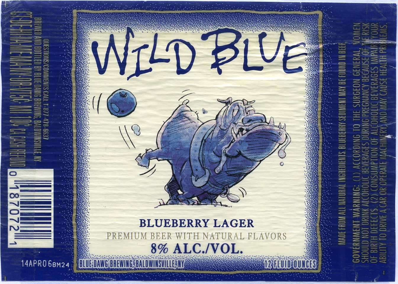 Wild Blue Blueberry Lager
