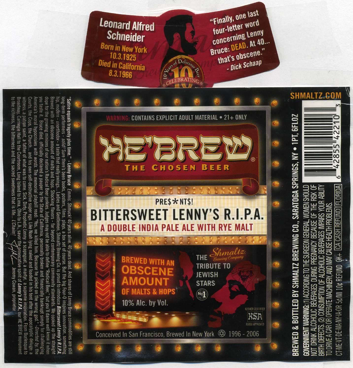 Bittersweet Lenny's RIPA