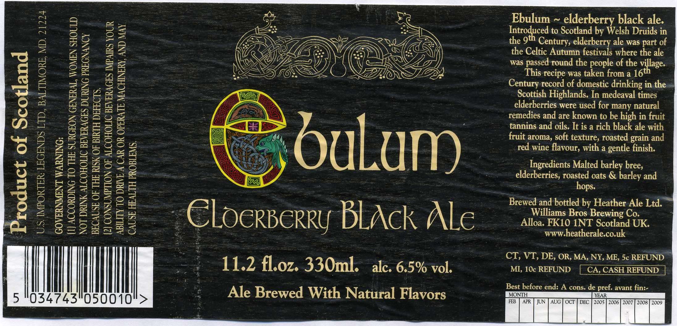 Elderberry Black Ale