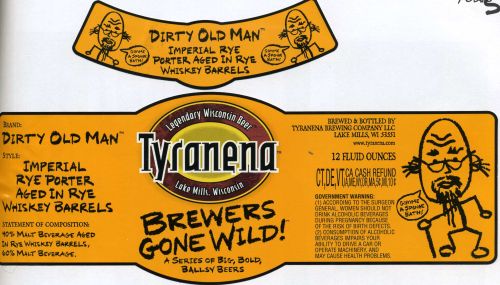 Dirty Old Man Imperial Rye porter