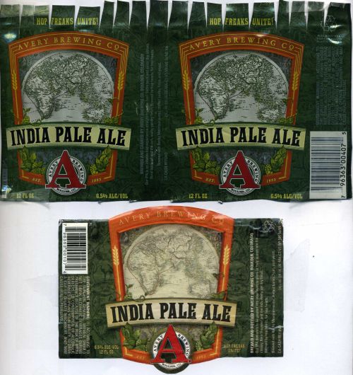 Avery Comparison of IPA in bottle and can