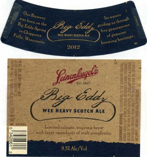 Big Eddy Wee Heavy Scotch Ale