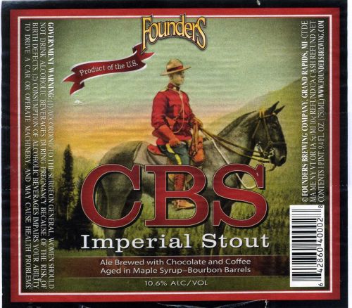 CBS Imperial Stout 2011