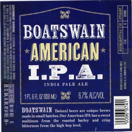 Boatswain American IPA